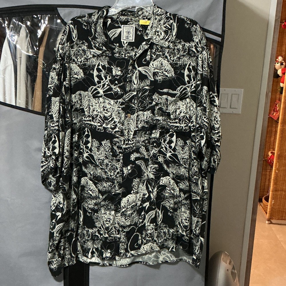 Roundtree & Yorke Monochrome Men's Shirt Jacket